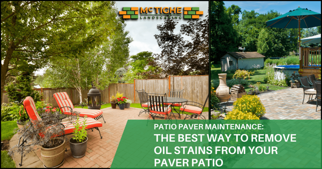 Images of a cleaned paver patio the best way to remove oil stains professional cleaning